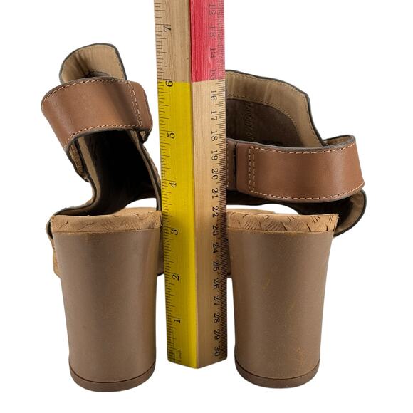 Naked Feet Juno Women's SZ 8.5 Sandals Brown Neutral Capsule Classic Casual Chic - Picture 8 of 11